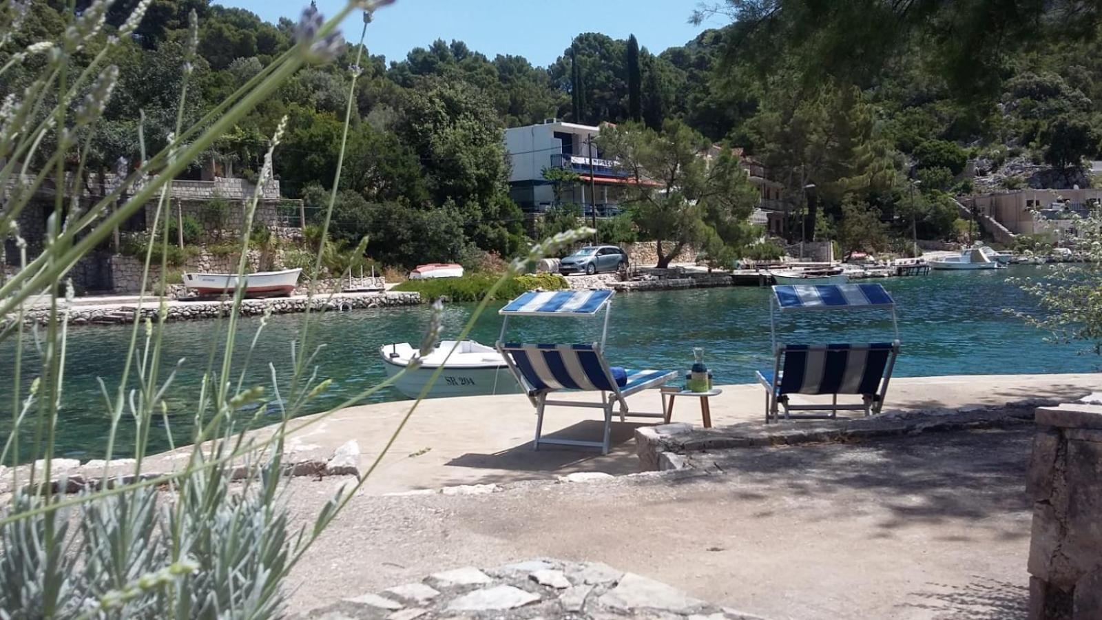 Apartment Nadine Mljet Mit Meerblick Okuklje Exterior foto